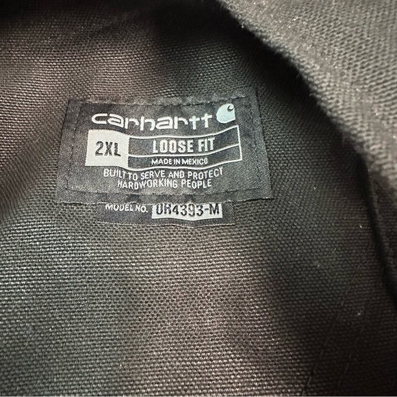 Carhartt Men's Firm Duck Insulated Bib Overall Relaxed Fit NWOT Size 2XL - Picture 7 of 7